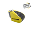 Κλειδαριά δισκοφρένου Auvray B lock 6 Yellow/Black + Alarm 120 db